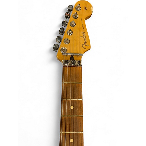 Used Fender Player Stratocaster HSS Floyd Rose 2 Tone Sunburst Solid Body Electric Guitar