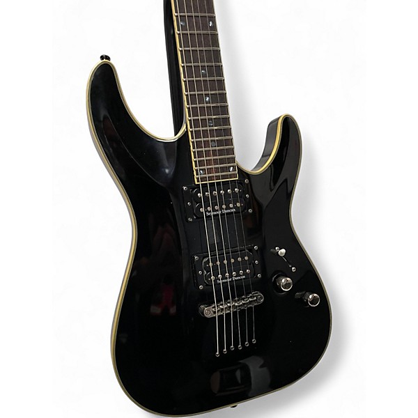 Used Schecter Guitar Research Blackjack C1 Black Solid Body Electric Guitar