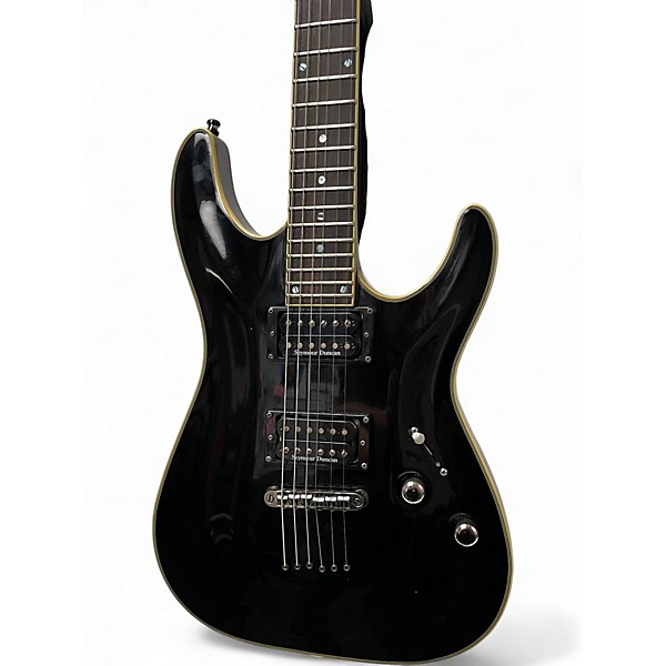 Used Schecter Guitar Research Blackjack C1 Black Solid Body Electric Guitar