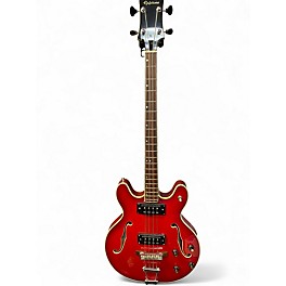 Used Epiphone EA 260 Trans Red Electric Bass Guitar