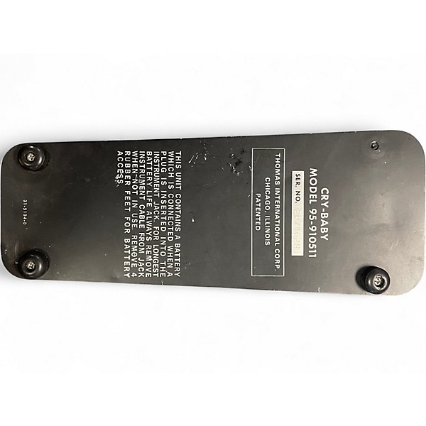 Used Thomas Organ Company Cry-Baby 95-910511 Effect Pedal