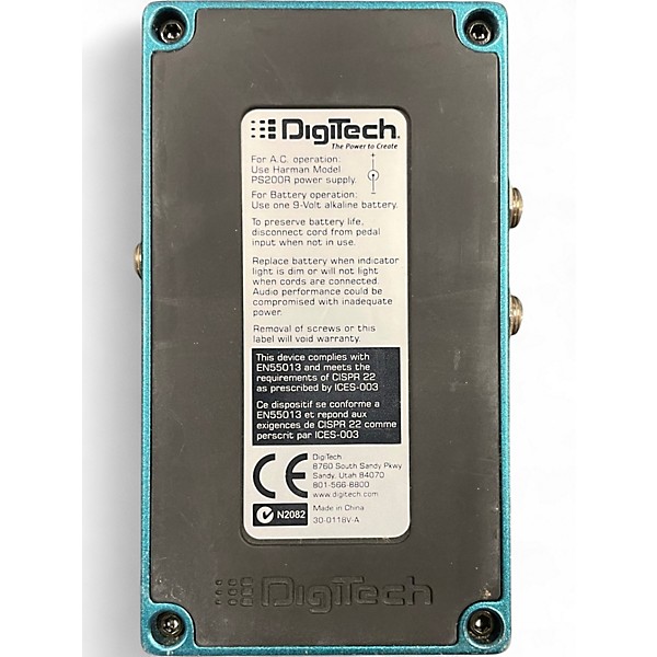 Used DigiTech DigiVerb Effect Pedal
