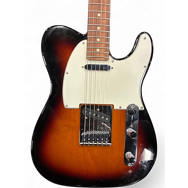 Used 2010s Fender Player Telecaster 3-Color Sunburst Solid Body Electric Guitar