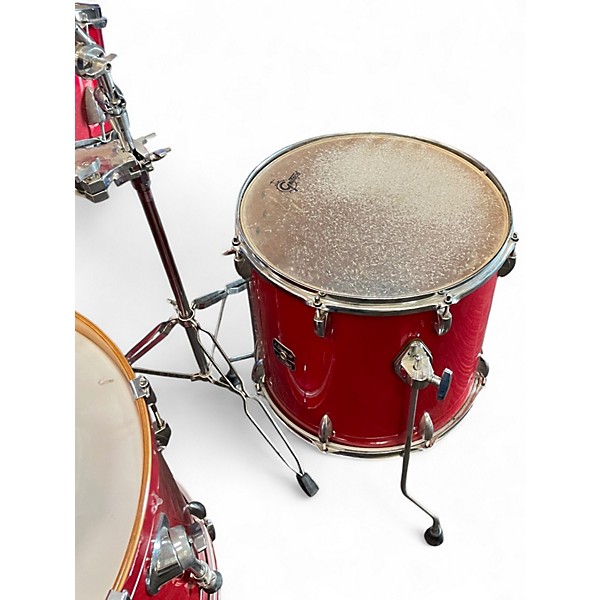 Used Gretsch Drums 5 Piece Energy red Drum Kit