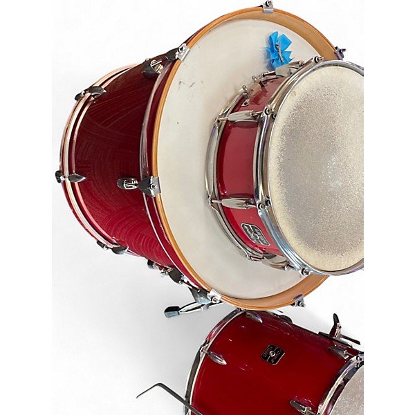 Used Gretsch Drums 5 Piece Energy red Drum Kit