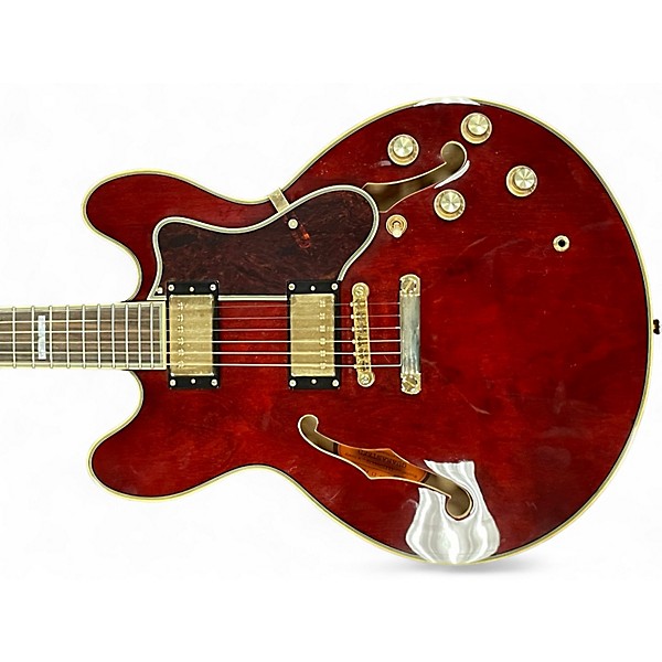 Used Epiphone Sheraton II Pro wine red Hollow Body Electric Guitar