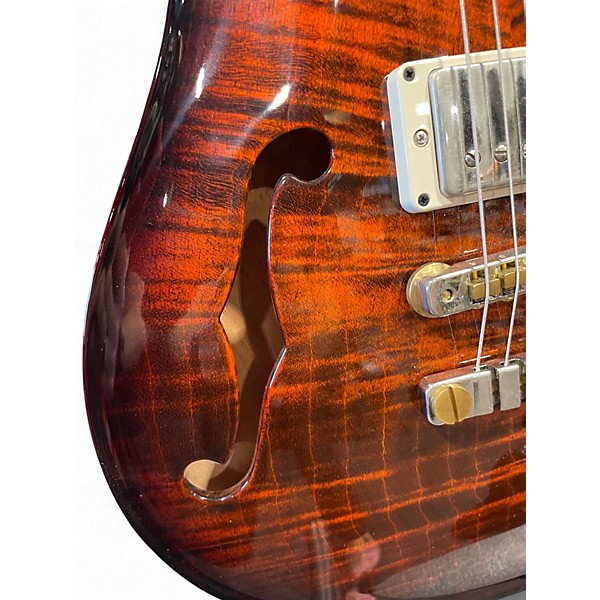 Used 2019 PRS 10 TOP MCCARTY 594 DOUBLE CUT Dark Cherry Burst Hollow Body Electric Guitar