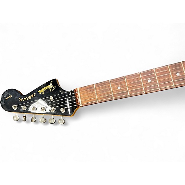 Used Fender Jaguar Special HH MIJ Black Solid Body Electric Guitar