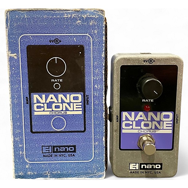 Used Electro-Harmonix Nano Clone Chorus Effect Pedal