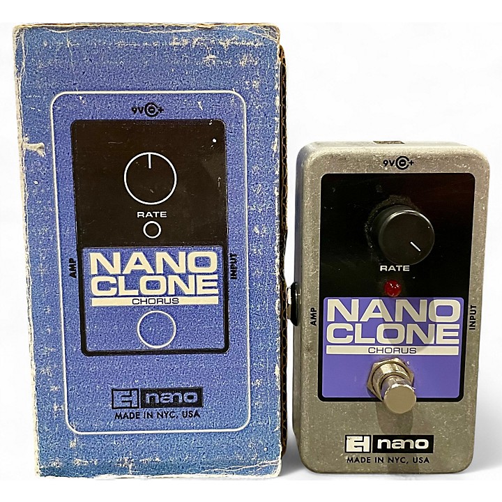 Used Electro-Harmonix Nano Clone Chorus Effect Pedal | Guitar Center