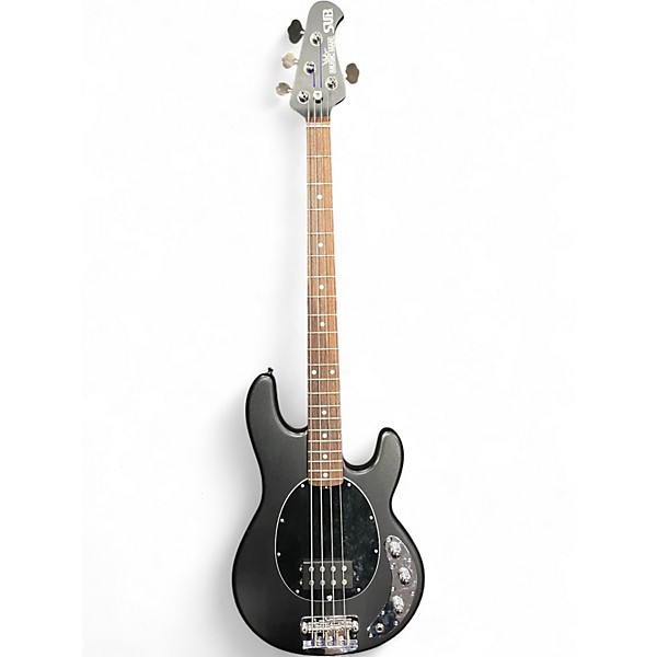 Used Ernie Ball Music Man Stingray SUB Bass Textured Black Electric Bass Guitar
