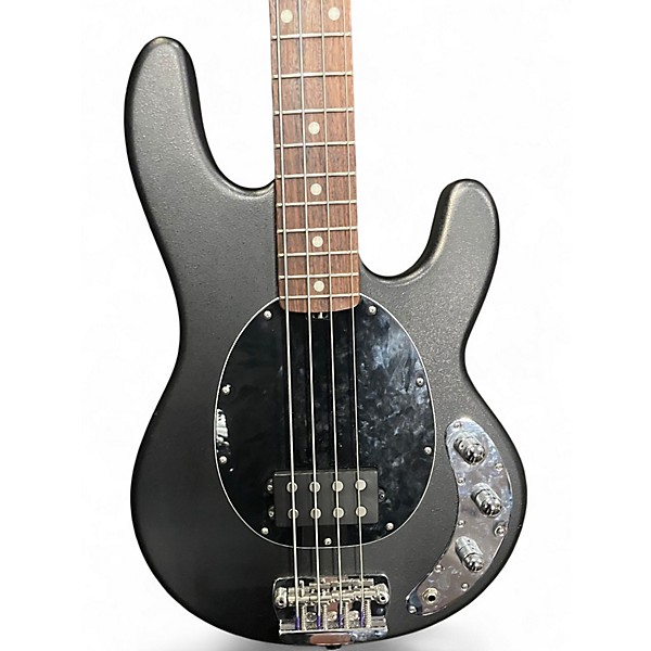Used Ernie Ball Music Man Stingray SUB Bass Textured Black Electric Bass Guitar
