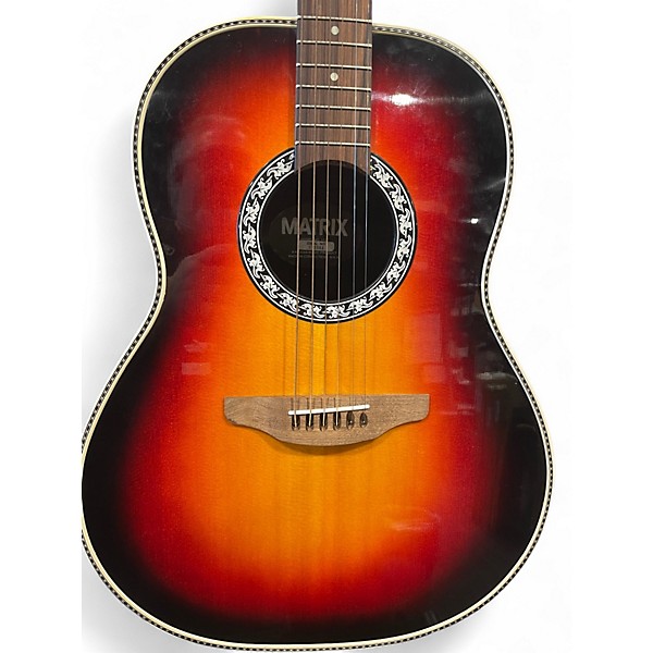 Used Matrix 1137 3 Color Sunburst Acoustic Guitar