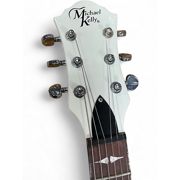 Used Michael Kelly patriot white Solid Body Electric Guitar