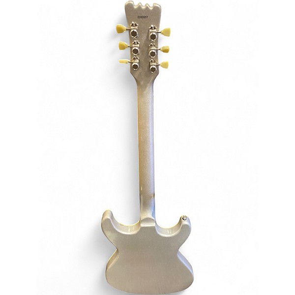 Used Eastwood Sidejack Baritone Silver Baritone Guitars