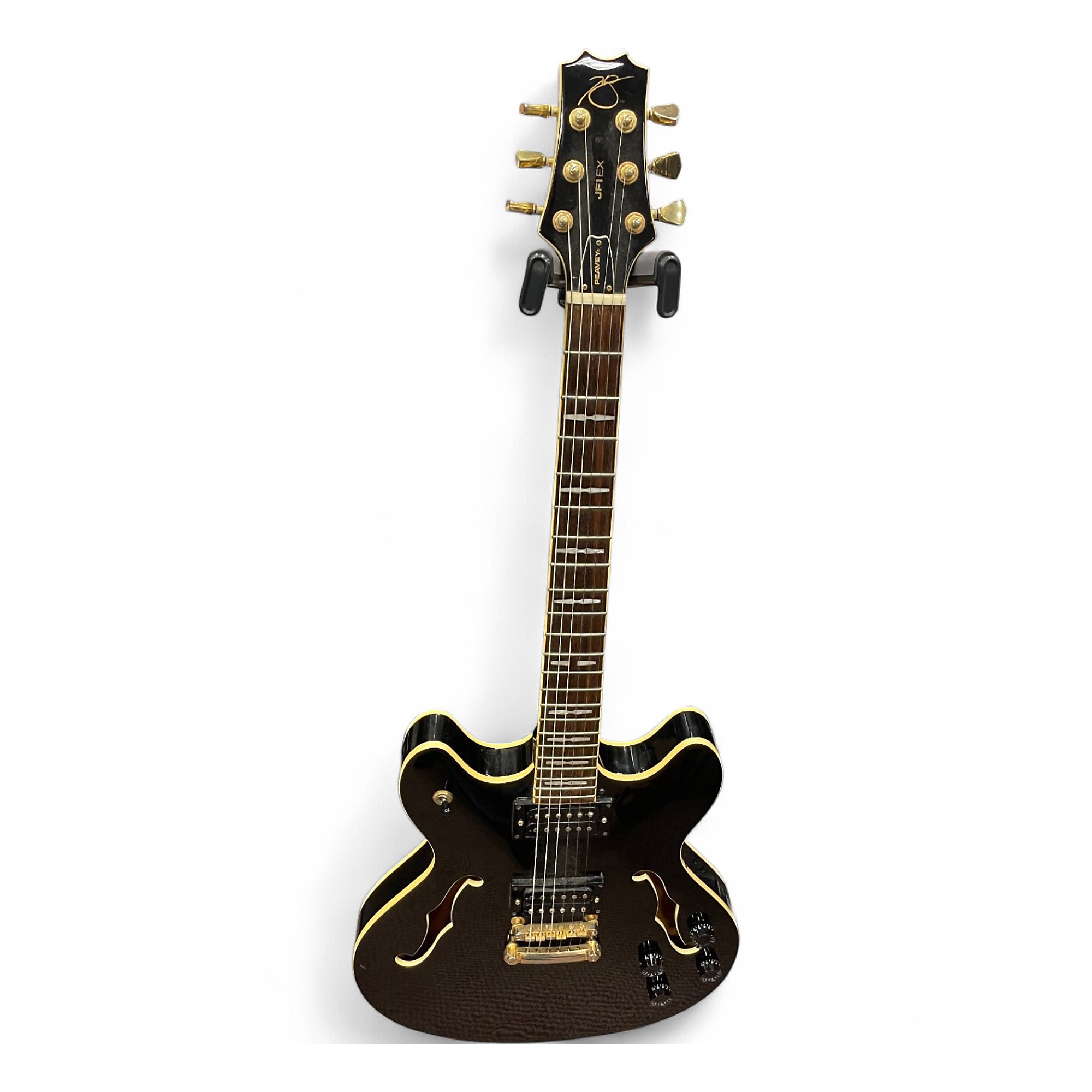 Used Peavey JF1EX BLACK Hollow Body Electric Guitar BLACK | Guitar