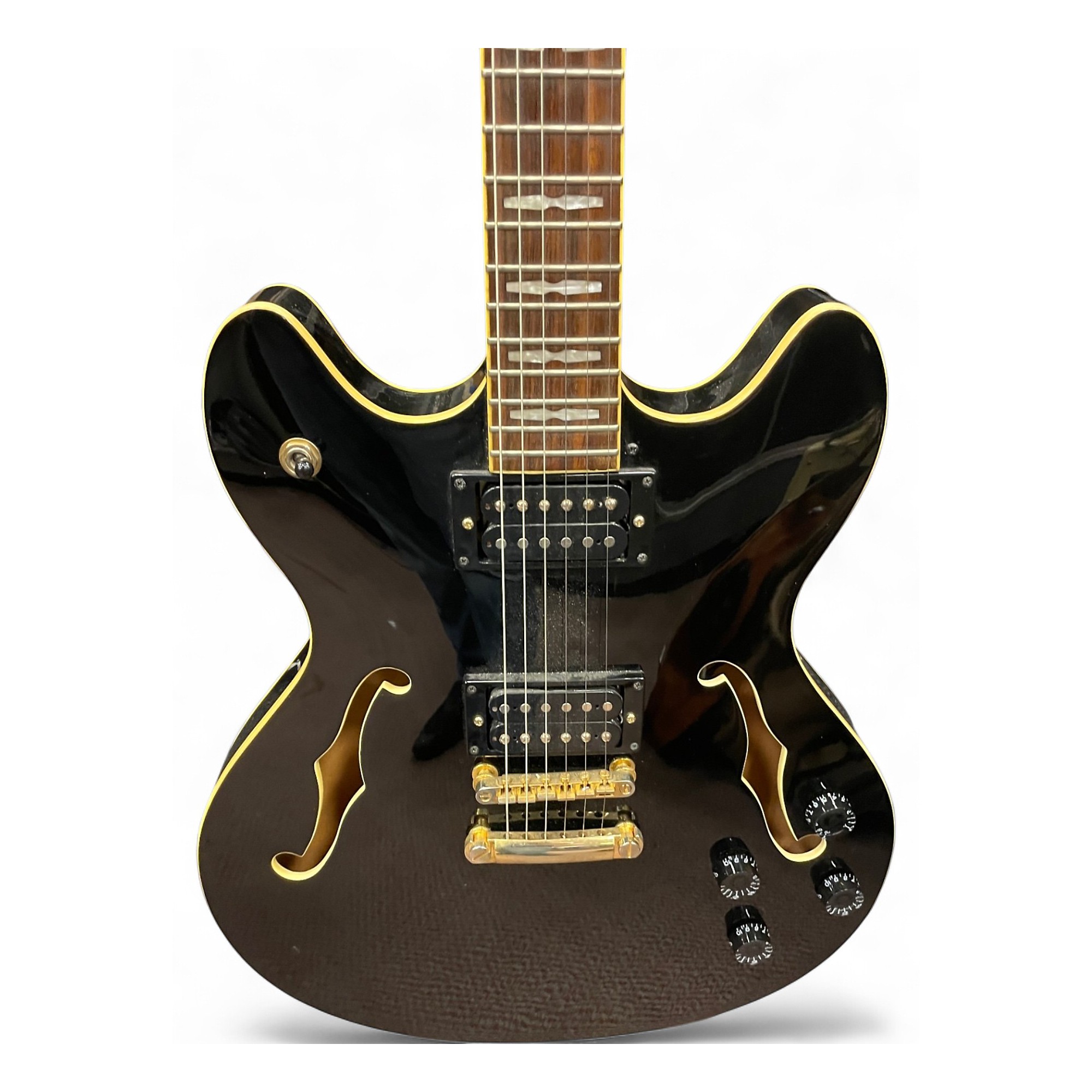 Used Peavey JF1EX BLACK Hollow Body Electric Guitar BLACK | Guitar