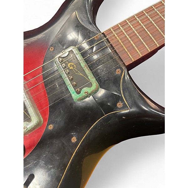 Vintage 1960s Gretsch Guitars 6135 CORVETTE RUBY BURST Solid Body Electric Guitar