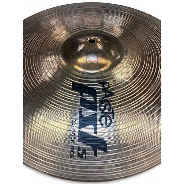 Used Paiste 20in PST5 ROCK RIDE Cymbal