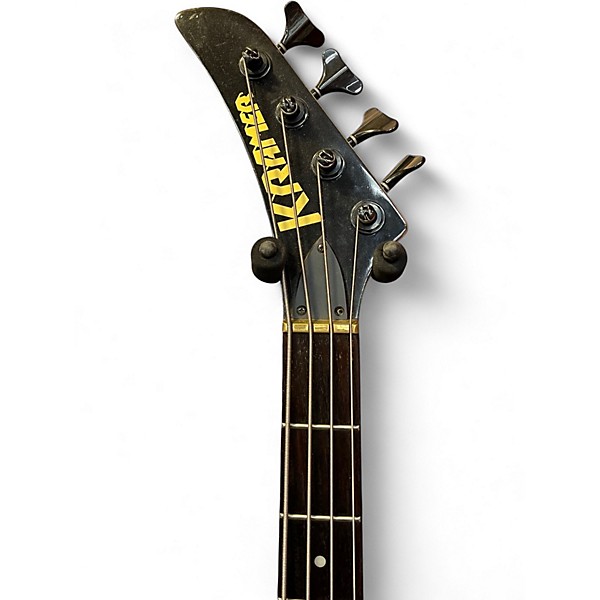 Used Kramer Striker 211 Reverse Headstock Black Solid Body Electric Guitar