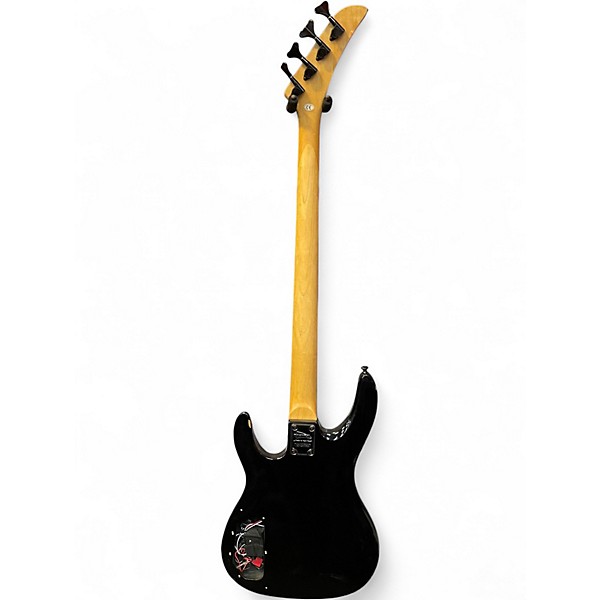 Used Kramer Striker 211 Reverse Headstock Black Solid Body Electric Guitar