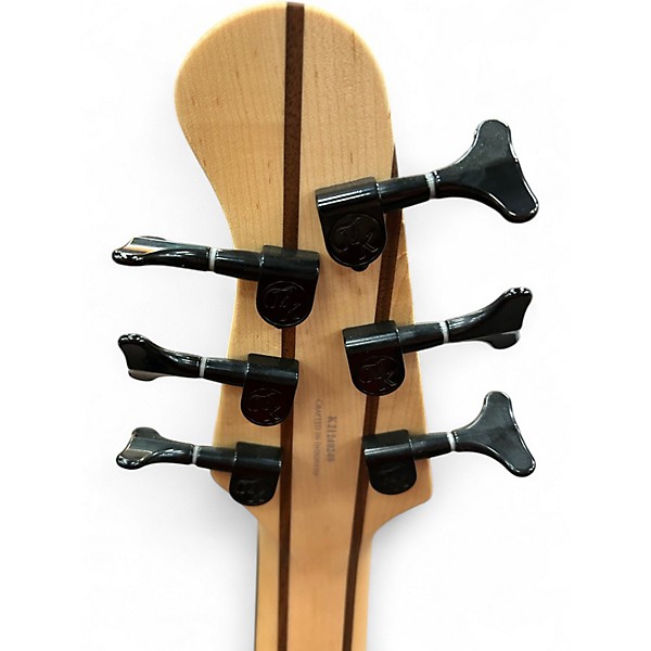 Used Michael Kelly Pinnacle 6 String RED QUILT Electric Bass Guitar