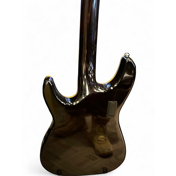 Used Schecter Guitar Research C1 E/A Dark Vintage Sunburst Hollow Body Electric Guitar