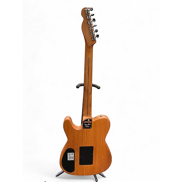 Used Fender American Acoustasonic Telecaster Natural Acoustic Electric Guitar