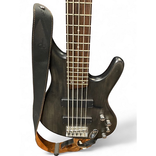 Used Ibanez EDB 405 ERGODYNE Trans Gray Electric Bass Guitar