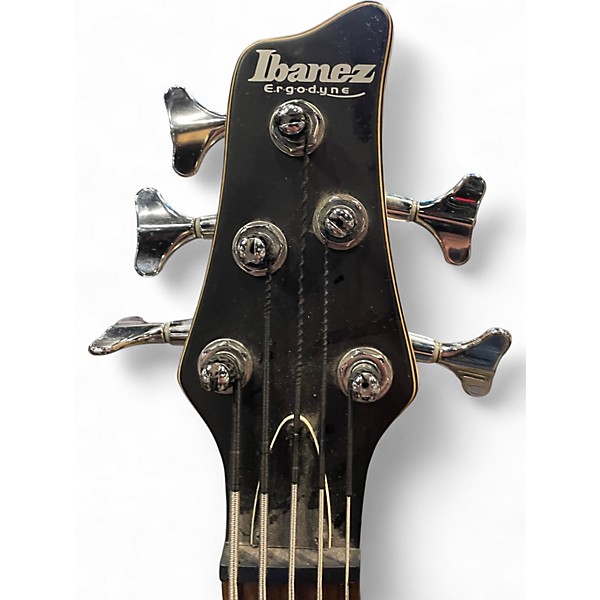 Used Ibanez EDB 405 ERGODYNE Trans Gray Electric Bass Guitar