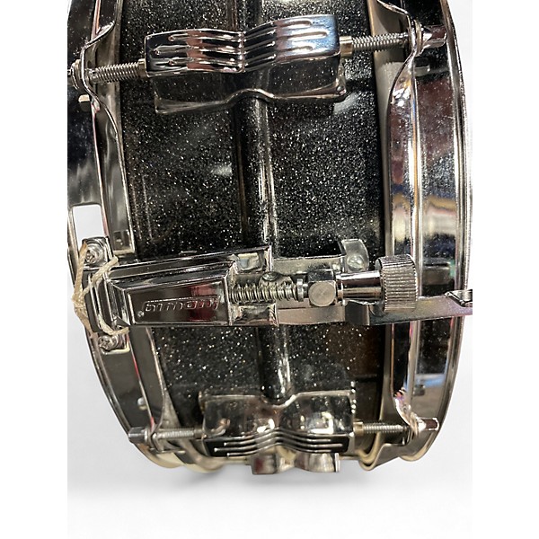 Used Ludwig 4.5X14 LM404 BLACKROLITE BLACK SPARKLE Drum
