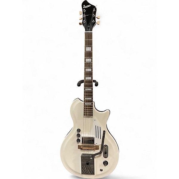 Used Supro AMERICANA Alpine White Hollow Body Electric Guitar