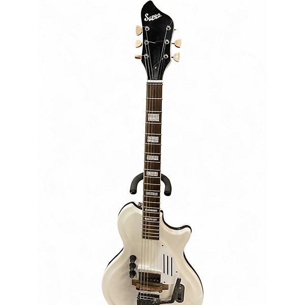 Used Supro AMERICANA Alpine White Hollow Body Electric Guitar