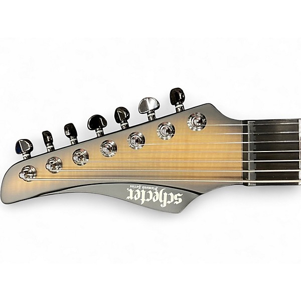 Used 2019 Schecter Guitar Research Banshee Mach 7 Ember Burst Solid Body Electric Guitar