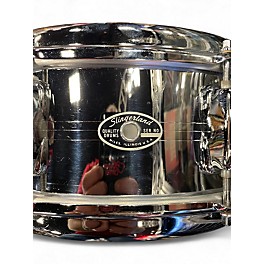 Used Slingerland 14in #130 Gene Krupa Sound King snare drum. NICKLE OVER BRASS Drum