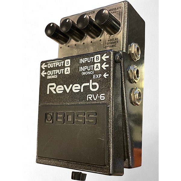 Used BOSS RV6 Digital Reverb Effect Pedal
