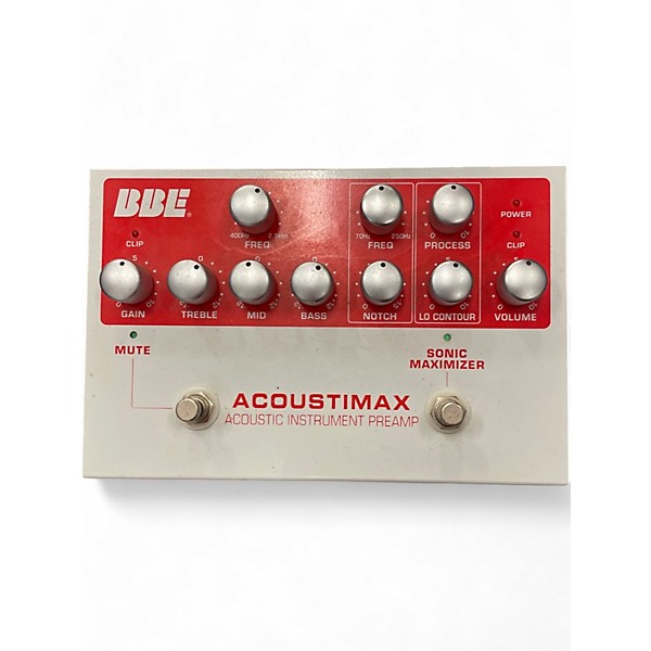 Used BBE Acoustimax Sonic Maximizer/Preamp Pedal Guitar Preamp