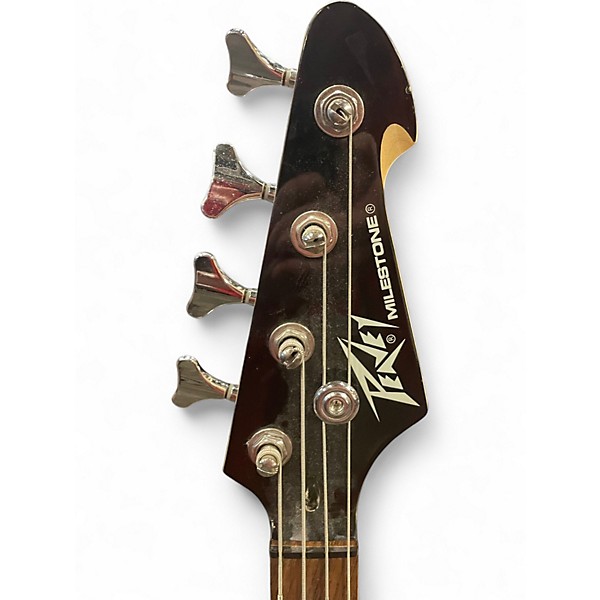 Used Peavey MILESTONE PJ Black Electric Bass Guitar