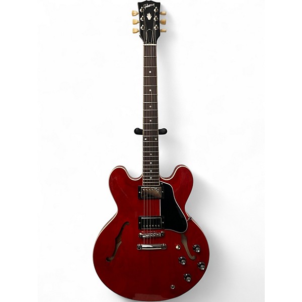 Used Gibson ES-335 Cherry Red Hollow Body Electric Guitar