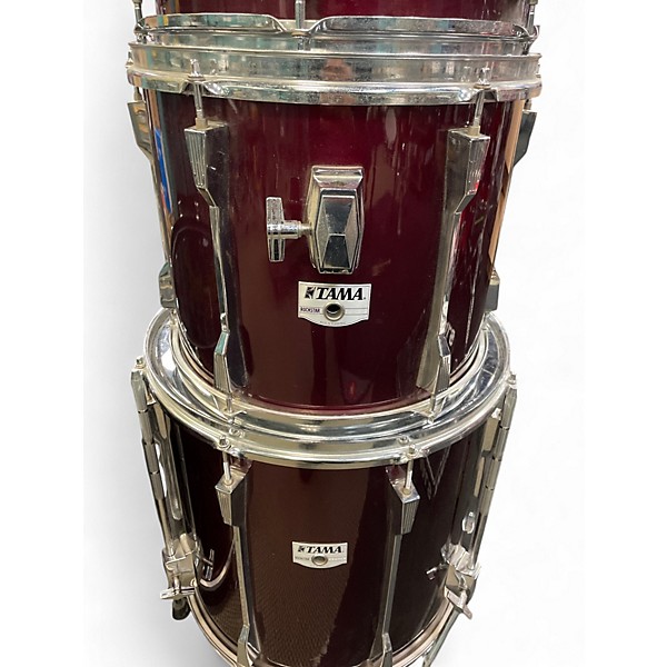 Used TAMA 5 Piece Rockstar Maroon Drum Kit