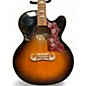 Used Epiphone EJ200SCE Vintage Sunburst Acoustic Electric Guitar