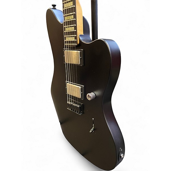 Used Fender Jim Root Signature Jazzmaster Flat Black Solid Body Electric Guitar