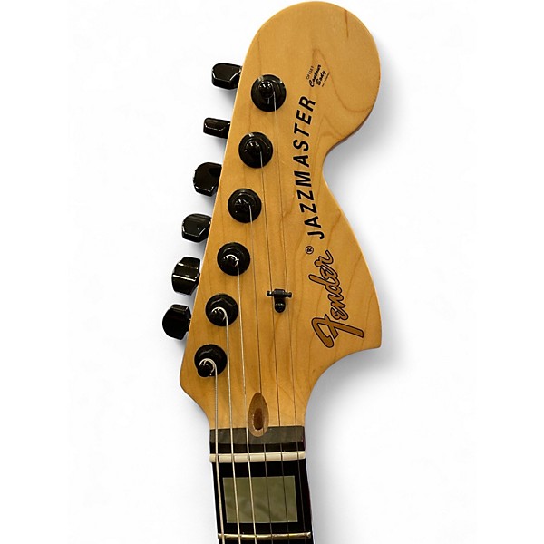 Used Fender Jim Root Signature Jazzmaster Flat Black Solid Body Electric Guitar