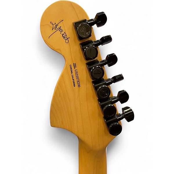 Used Fender Jim Root Signature Jazzmaster Flat Black Solid Body Electric Guitar