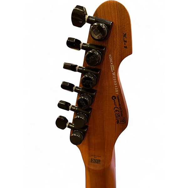 Used ESP ltd deluxe xj-1 Flat Black Solid Body Electric Guitar