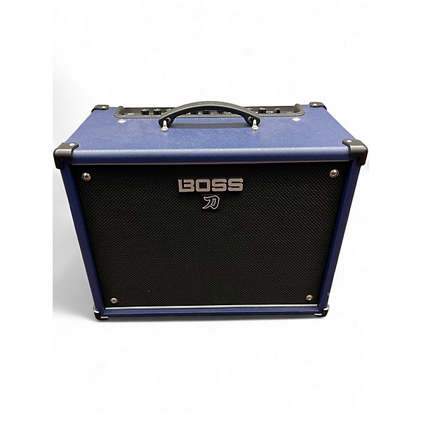 Used BOSS Katana KTN50 50W 1X12 BLUE Guitar Combo Amp