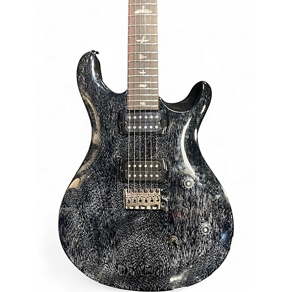 Used PRS SE CE SWAMP ASH Black Solid Body Electric Guitar
