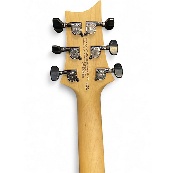 Used PRS SE CE SWAMP ASH Black Solid Body Electric Guitar