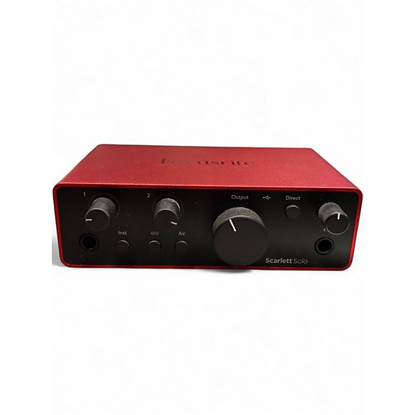 Used 2023 Focusrite Scarlet Solo Gen 4 Audio Interface