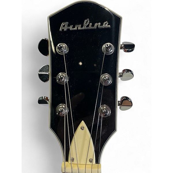 Used Airline H59 Gold Hollow Body Electric Guitar